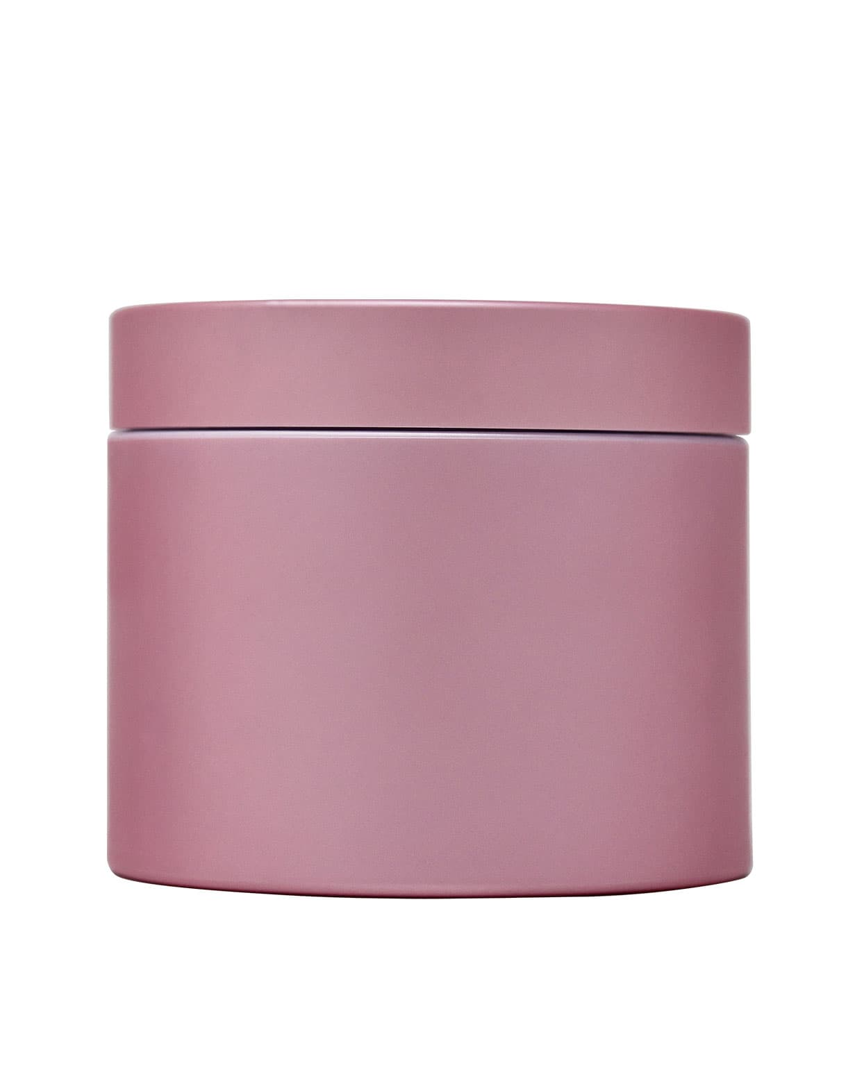 8oz PET double wall pink jar with lid