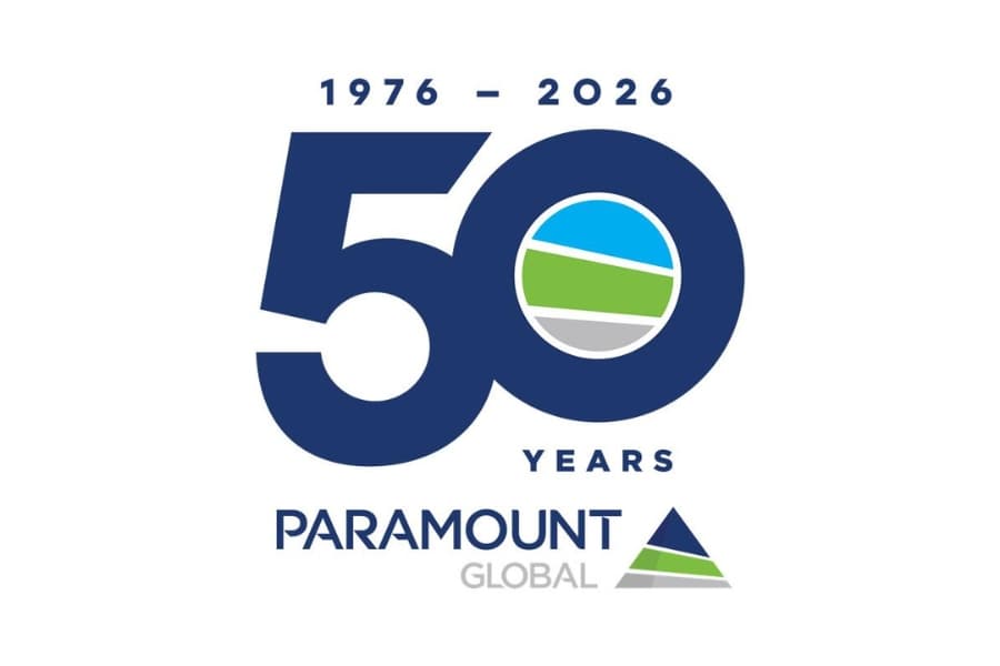 Paramount Global 50 Year logo
